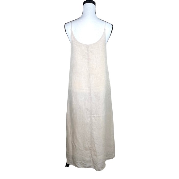 L. Bates Flax Tencel Sleeveless Maxi Dress - Picture 3 of 7